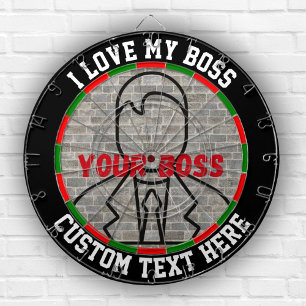 I kärlek stressar mitt spel om roligt i chef, mitt darttavla