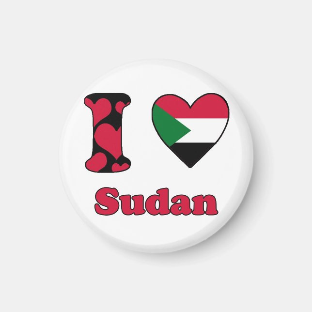 I kärlek Sudan Magnet (Framsidan)