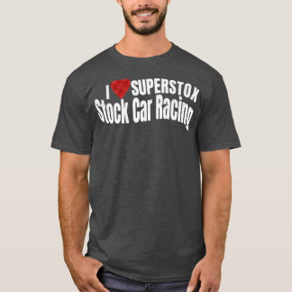 I kärlek Superstox Lagrar Car Tävla T Shirt