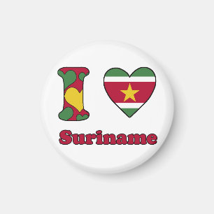 I kärlek Surinam Magnet