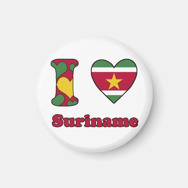 I kärlek Surinam Magnet (Framsidan)
