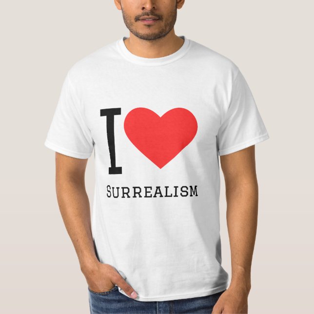 I kärlek surrealism t shirt (Framsida)