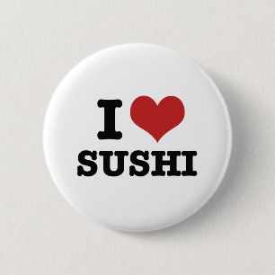I Kärlek Sushi Knapp