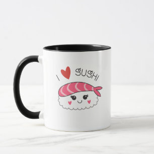 I kärlek sushi mugg