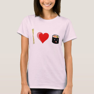 I kärlek sushi tee shirt