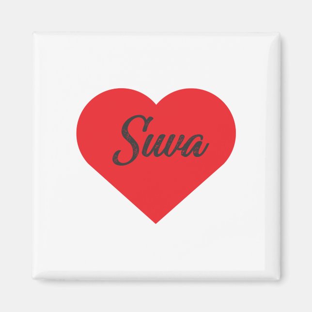 I Kärlek Suva - Fiji Magnet (Framsidan)