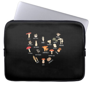 I Kärlek Svampar Laptop Fodral