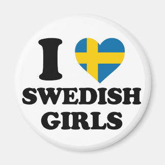 I kärlek Svenska flickor Magnet