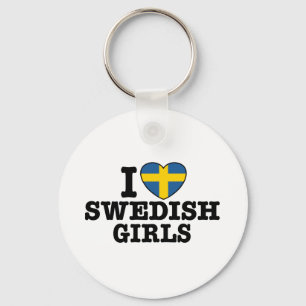I Kärlek, svenska flickor Nyckelring