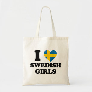 I kärlek, svenska flickor tygkasse