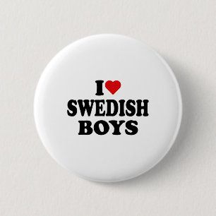 I Kärlek, svenska pojkar I Hjärtar svenska pojkar Knapp