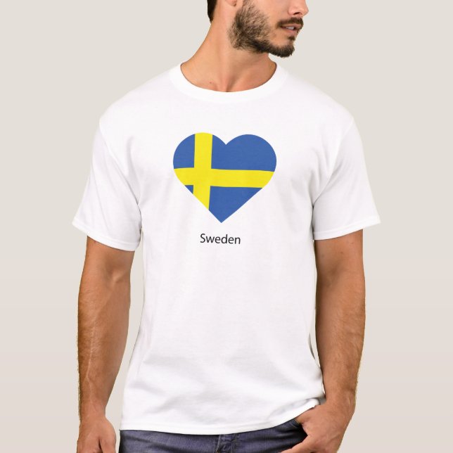 I KÄRLEK SVERIGE T SHIRT (Framsida)