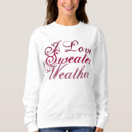 I Kärlek Sweater Weather Tee Shirt