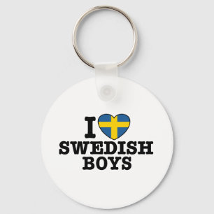 I Kärlek Swedish Boys Nyckelring