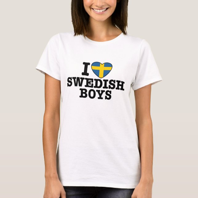 I Kärlek Swedish Boys Tröja (Framsida)