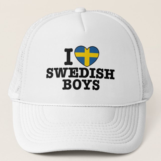 I Kärlek Swedish Boys Truckerkeps (Framsida)