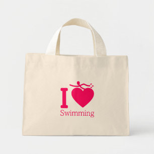 I Kärlek Swiming Bag Mini Tygkasse