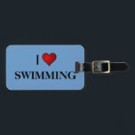 I KÄRLEK SWIMMING BAGAGEBRICKA<br><div class="desc">I KÄRLEK SWIMMING-bagagetapp. MY ORIGINAL ARTWORK på zazzle.com/virginia5050,  INTERNATIONELL GIFTS på zazzle.com/InternationalGifts,  Birthday Gift Store på zazzle.com/BirthdayGiftStore,  Florida Gift Store på zazzle.com/FloridaGiftStore och Pension Gift Store på www.zazzle.com/RetirementGiftStore*</div>