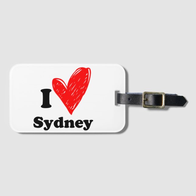 I kärlek Sydney Bagagebricka (Framsida horisontal)