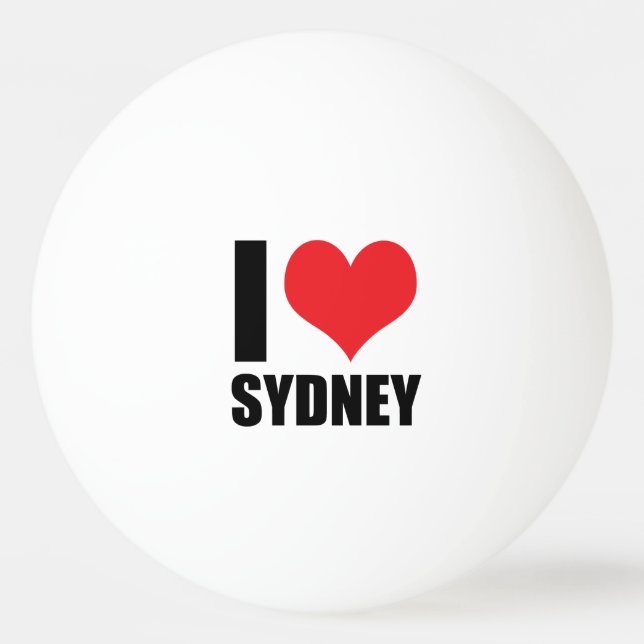 I kärlek Sydney Pingisboll (Framsidan)