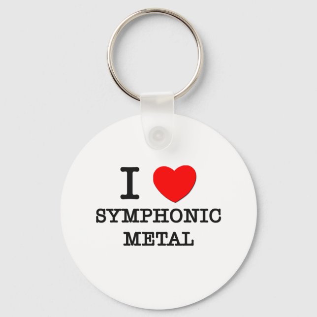 I Kärlek Symphonic Metall Nyckelring (Framsida)