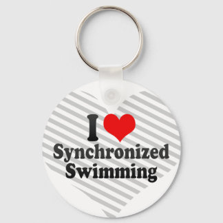 I kärlek Synchronized Swimming Nyckelring