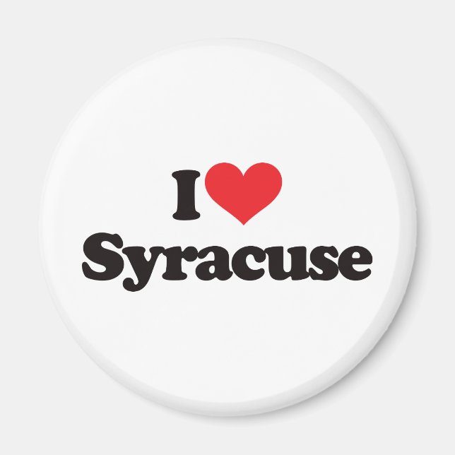 I Kärlek Syracuse Magnet (Framsidan)