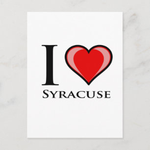 I Kärlek Syracuse Vykort