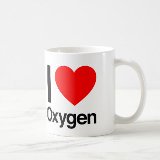 i kärlek syre kaffemugg