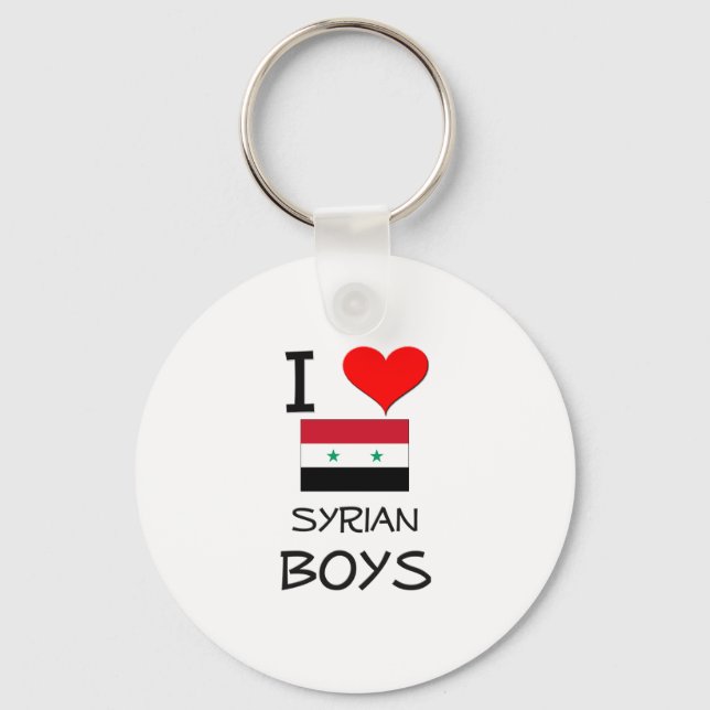 I Kärlek Syrian Boys Nyckelring (Framsida)