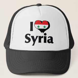I Kärlek Syrien Flagga Keps