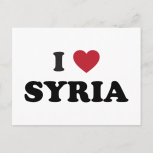 I Kärlek Syrien Vykort