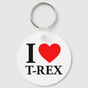 I Kärlek T - Rex Nyckelring