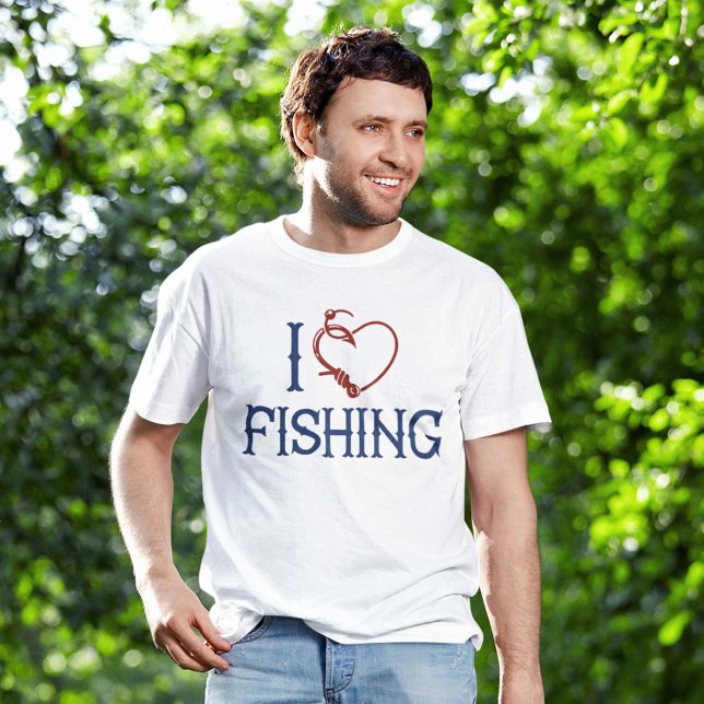 I KÄRLEK T SHIRT (I love fishing shirt)