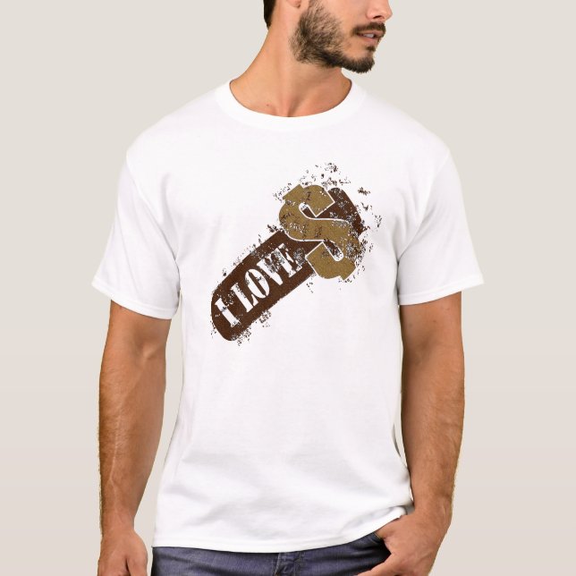 I KÄRLEK T-SHIRT (Framsida)