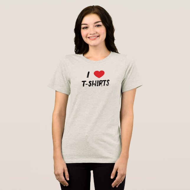 I Kärlek T-Shirts T-Shirt (Framsida Full)