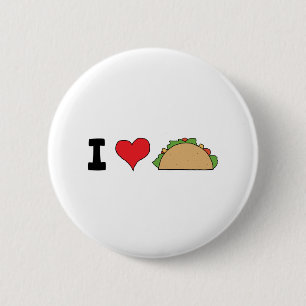 I Kärlek Taco Clip Art Mexican Doodles Tecknad Tac Knapp