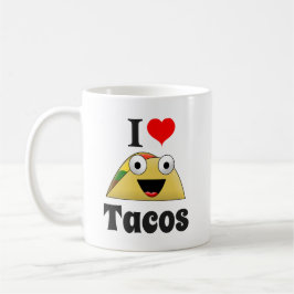 I Kärlek Tacos Kaffemugg
