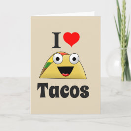 I Kärlek Tacos Kort