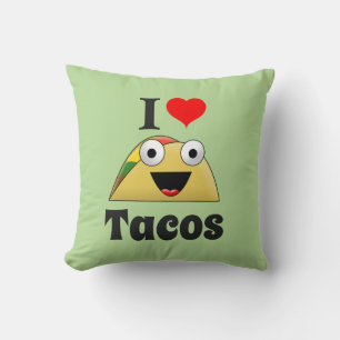 I Kärlek Tacos Kudde