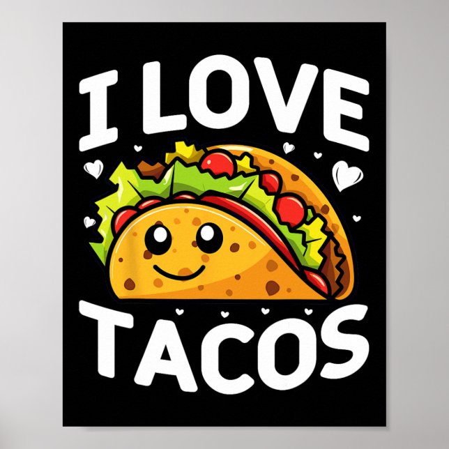 I Kärlek Tacos Mexican Party I Kärlek Tacos Cinco  Poster (Framsidan)