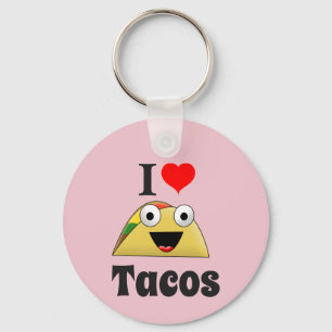 I Kärlek Tacos Nyckelring
