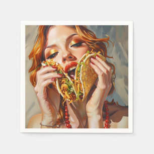 I Kärlek Tacos Pappersservett