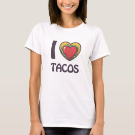 I kärlek Tacos T Shirt