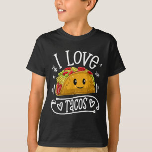 I Kärlek Tacos T Shirt Cinco De Mayo Women Manar K