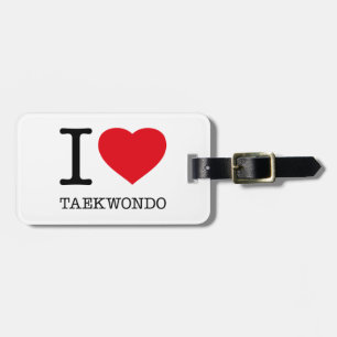 I KÄRLEK TAEKWONDO BAGAGEBRICKA