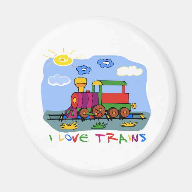 I KÄRLEK TÅG MAGNET (Framsidan)