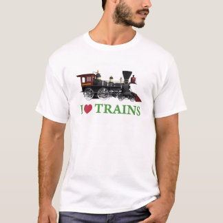 I KÄRLEK TÅG T SHIRT