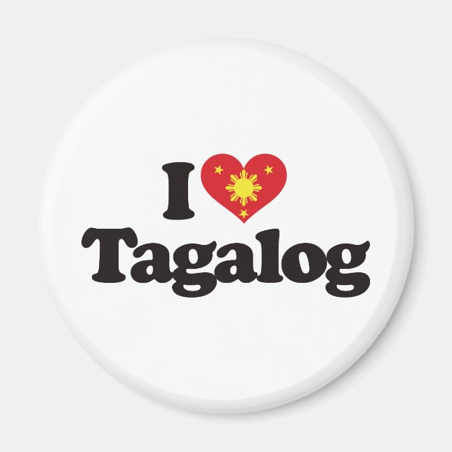 I Kärlek Tagalog Magnet (Framsidan)