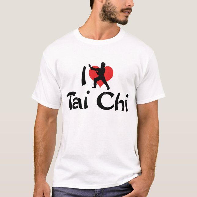 I Kärlek Tai Chi T-Shirt (Framsida)